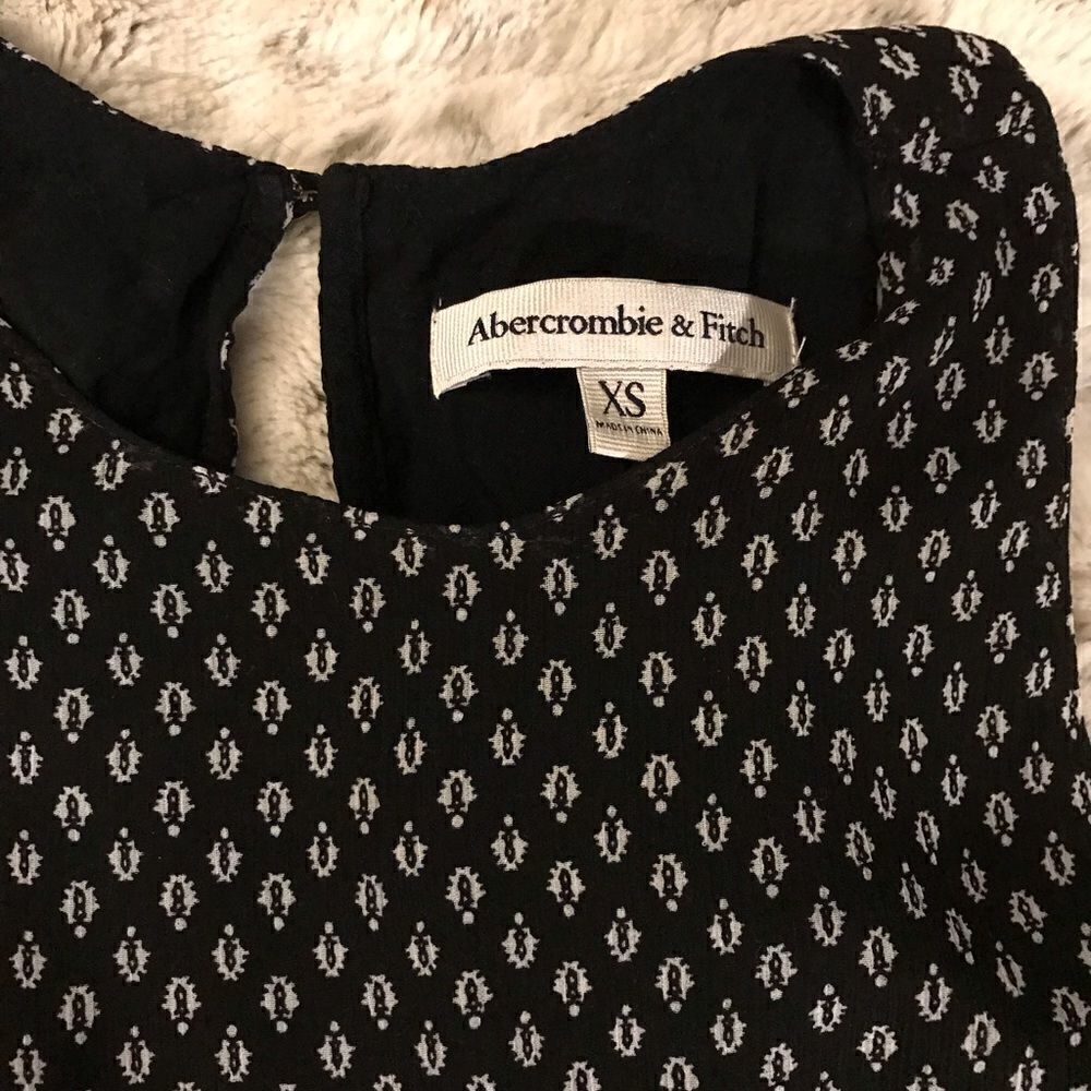 : : ABERCROMBIE 90s / Mod Inspired Baby Doll Swing Style Sleeveless Dress : : - Picture 2 of 10